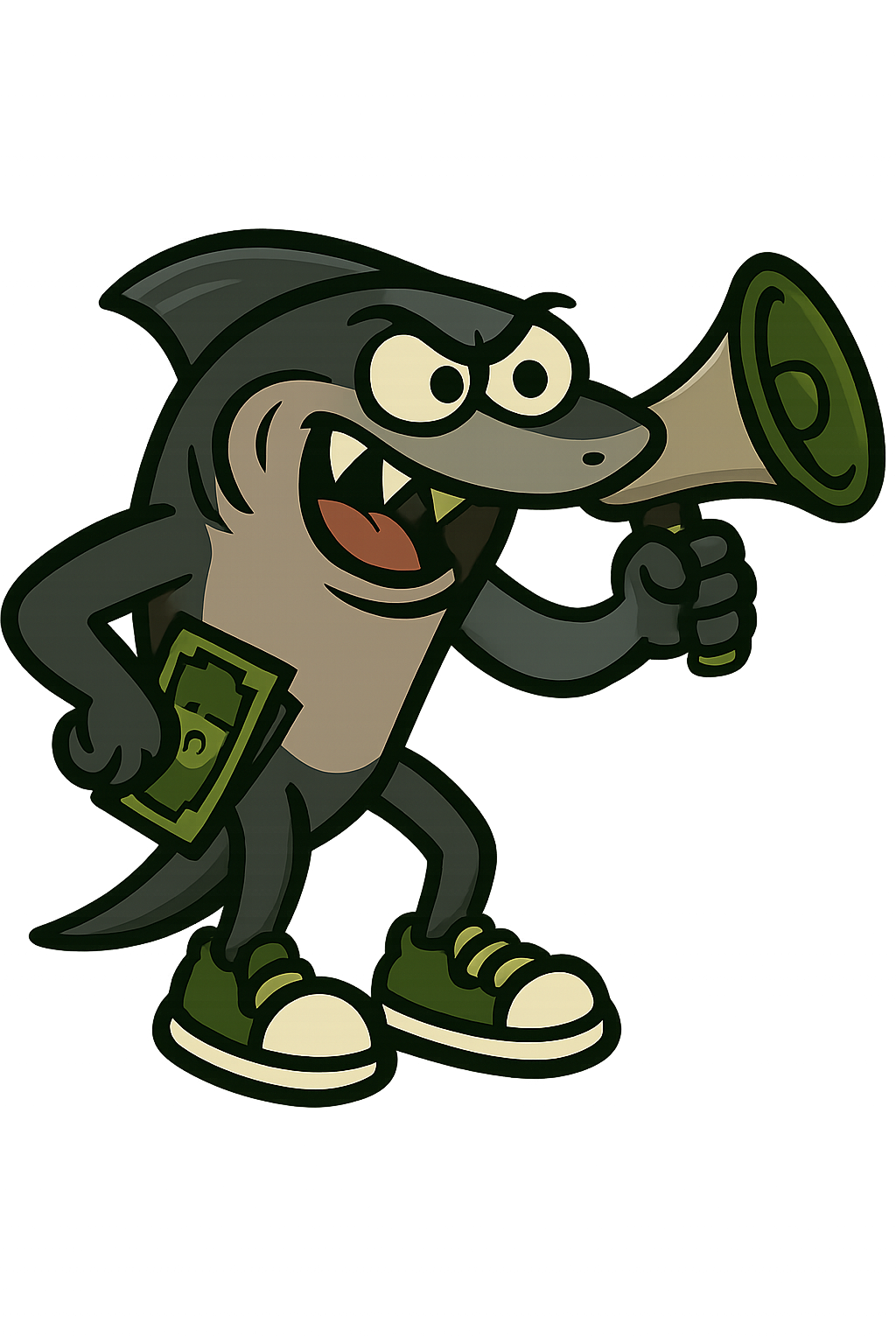 Remoras hyping from the shadows